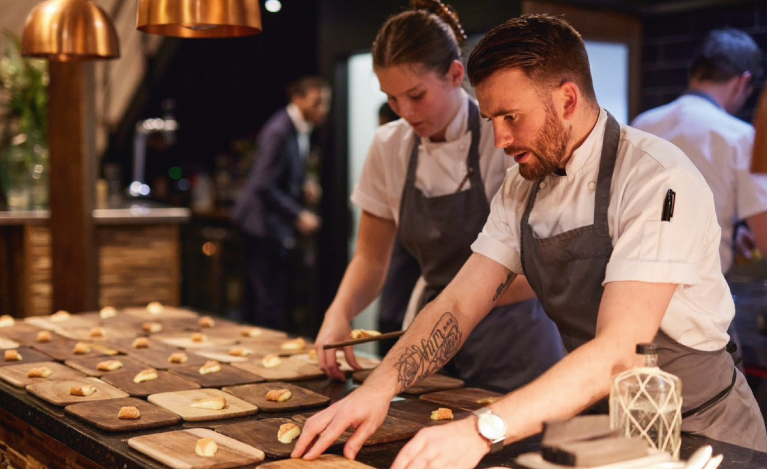 The chef making garden centre food cool