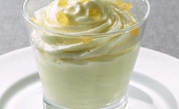 Lemon and Stem Ginger Mousse