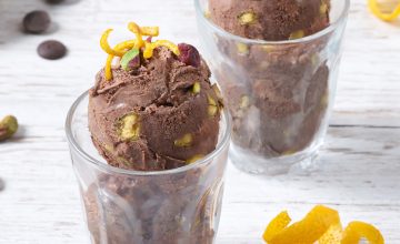 Chocolate Fruit and Nut Sorbet