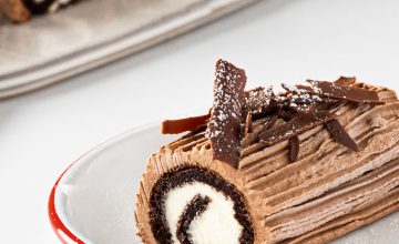 Mini Chocolate Yule Logs