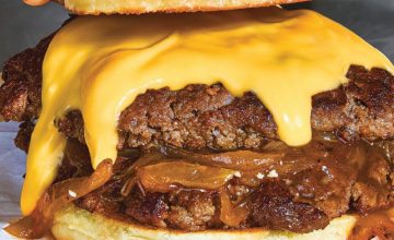 Beef and Guinness Smash Burger