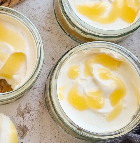 Labneh and Lemon Cheesecake Pots