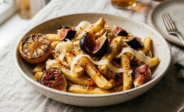 Prosciutto, Fig and Pecorino Fries