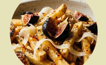 Prosciutto, Fig and Pecorino Fries