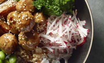 Donburi Sticky Teriyaki Meatballs