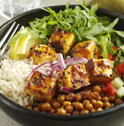 Mango Paneer Poke Bowl