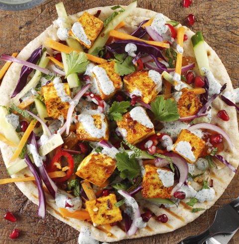 Spiced Paneer Flatbreads