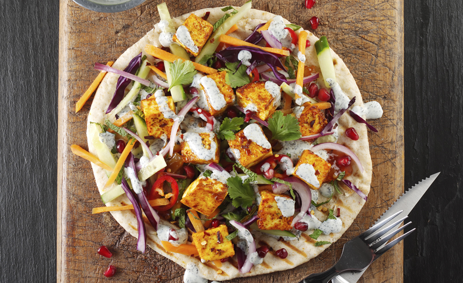 Spiced Paneer Flatbreads