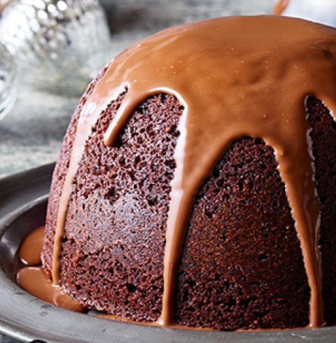 Chocolate Orange Christmas Pudding