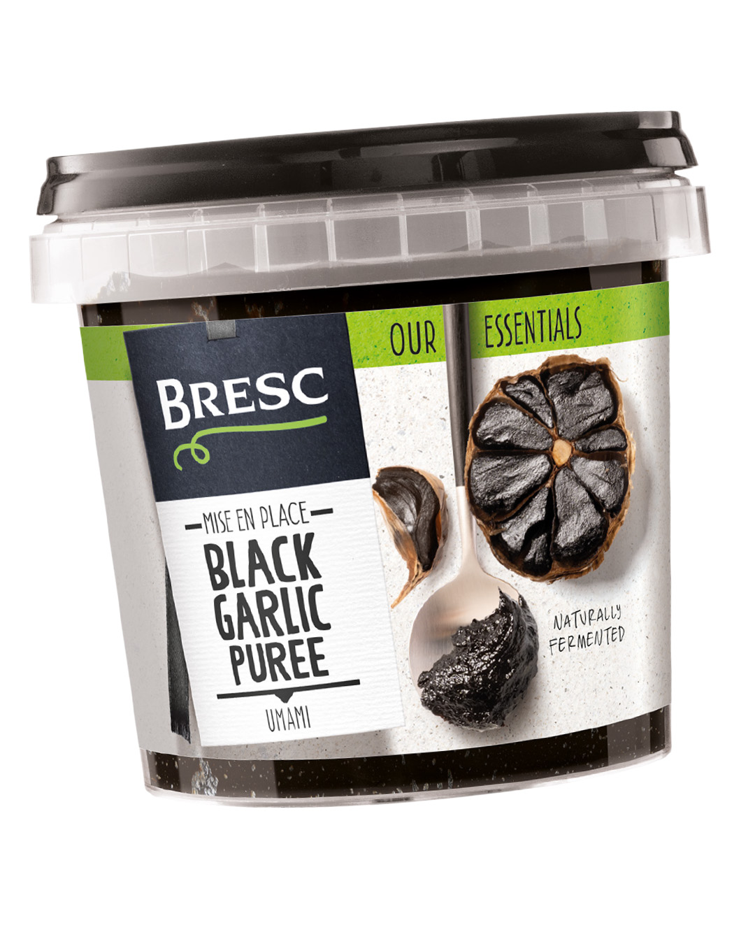 4 dishes with Bresc Black Garlic Puree